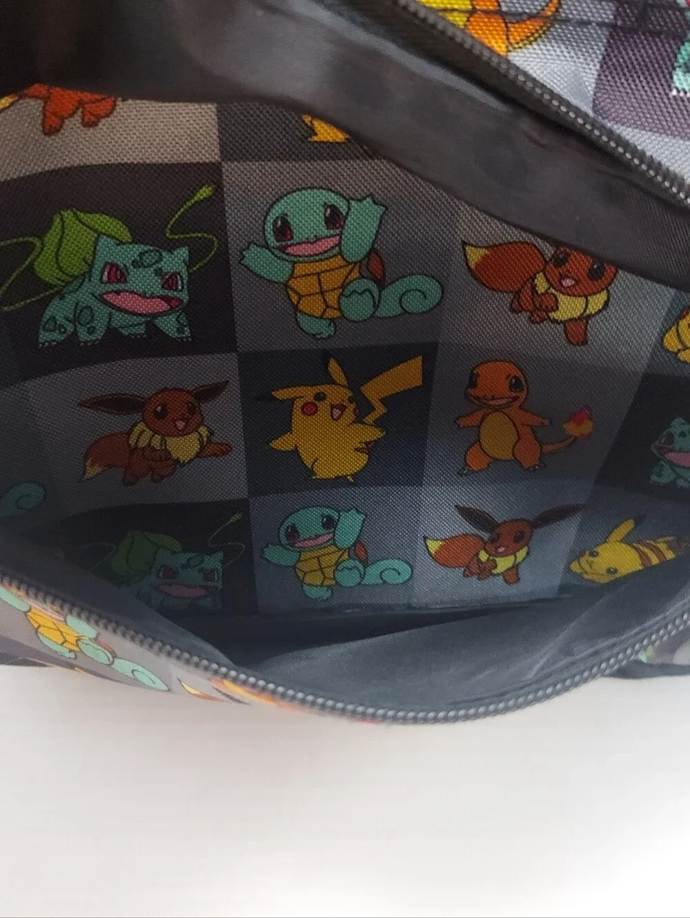 Pokemon Kids Backpack with Pokeball Pocket - Gray Multi